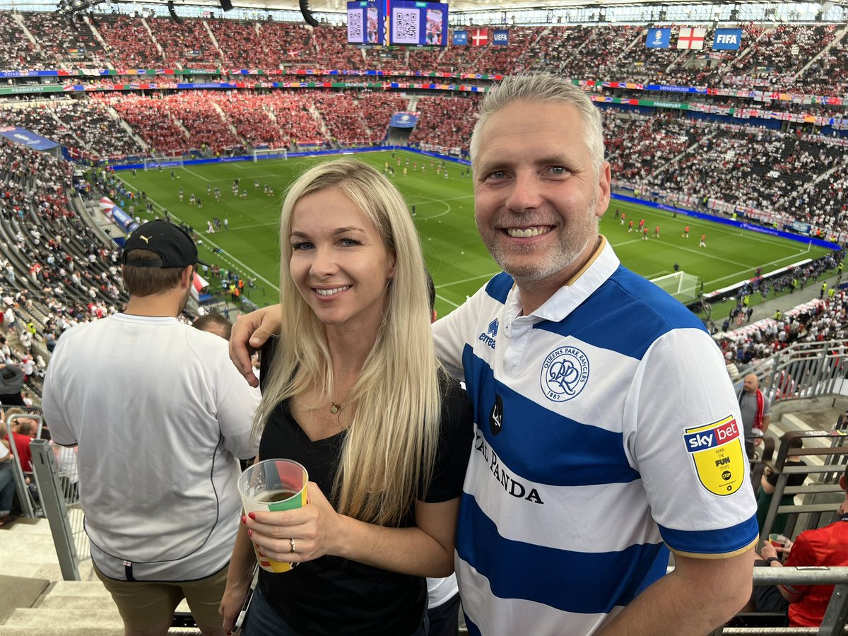 Florian_Kabul's tweet image. Heute Heimspiel! Natürlich im Match Worn Ticket der Legende @ToniLeistner @QPR!

#ENGDEN #EURo2024