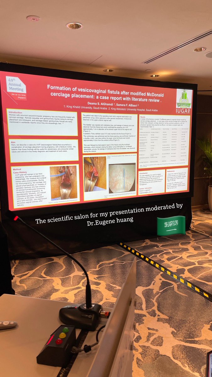 I had the honor of presenting and discussing my research at the 49th International Urogynecology Association 2024 in Singapore. I met and talked to urogynecologist from around the globe 🌎 
#IUGA2024
