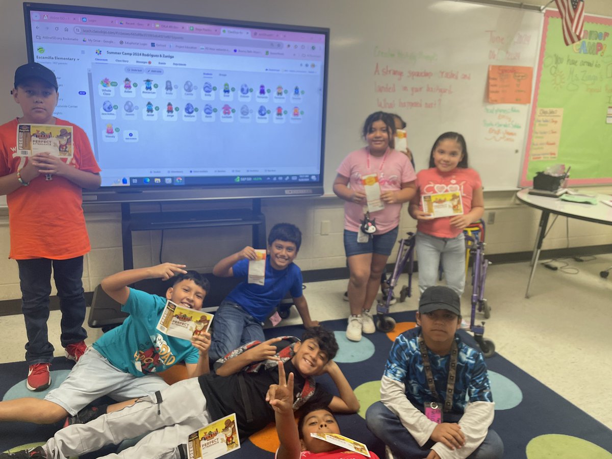 Ms. Zuniga (@maestragenesis) on Twitter photo Congratulations on perfect attendance this past week🌞🌞🌞 #campEscamilla #ChooseyourDestination <a href="/sgonzalez1010/">Stephanie Gonzalez</a> <a href="/AldineES_Summer/">Aldine ISD Elementary Summer Camp</a> Congratulations on perfect attendance this past week🌞🌞🌞 #campEscamilla #ChooseyourDestination <a href="/sgonzalez1010/">Stephanie Gonzalez</a> <a href="/AldineES_Summer/">Aldine ISD Elementary Summer Camp</a>