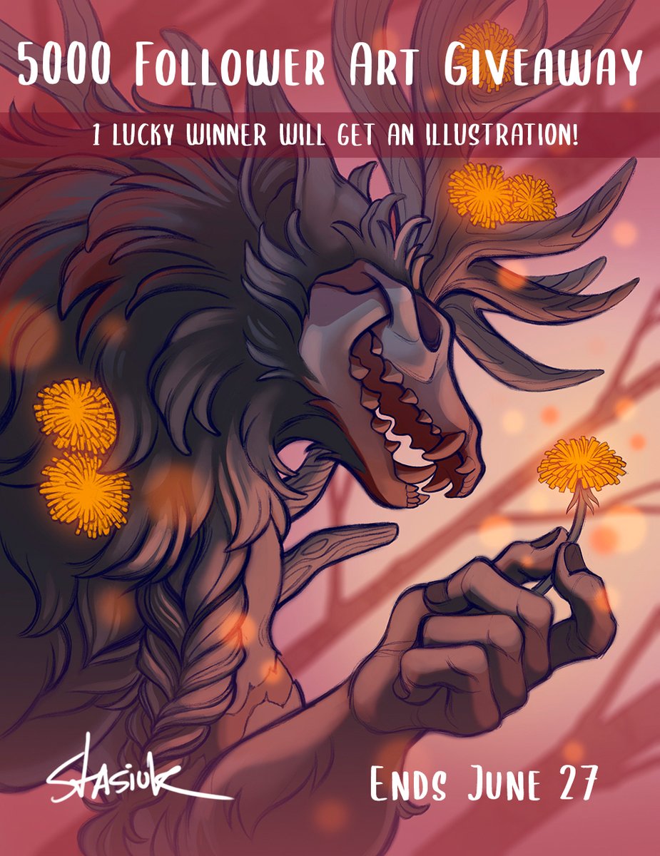 StasanieArt's tweet image. 🪷 5000 FOLLOWER ART GIVEAWAY 🪷
One lucky winner will get an illustration from me!

HOW TO ENTER
▫️ Must be following me
▫️ Like this post
▫️ Repost this post
▫️ Comment with a SFW ref

ENDS JUNE 27 2024