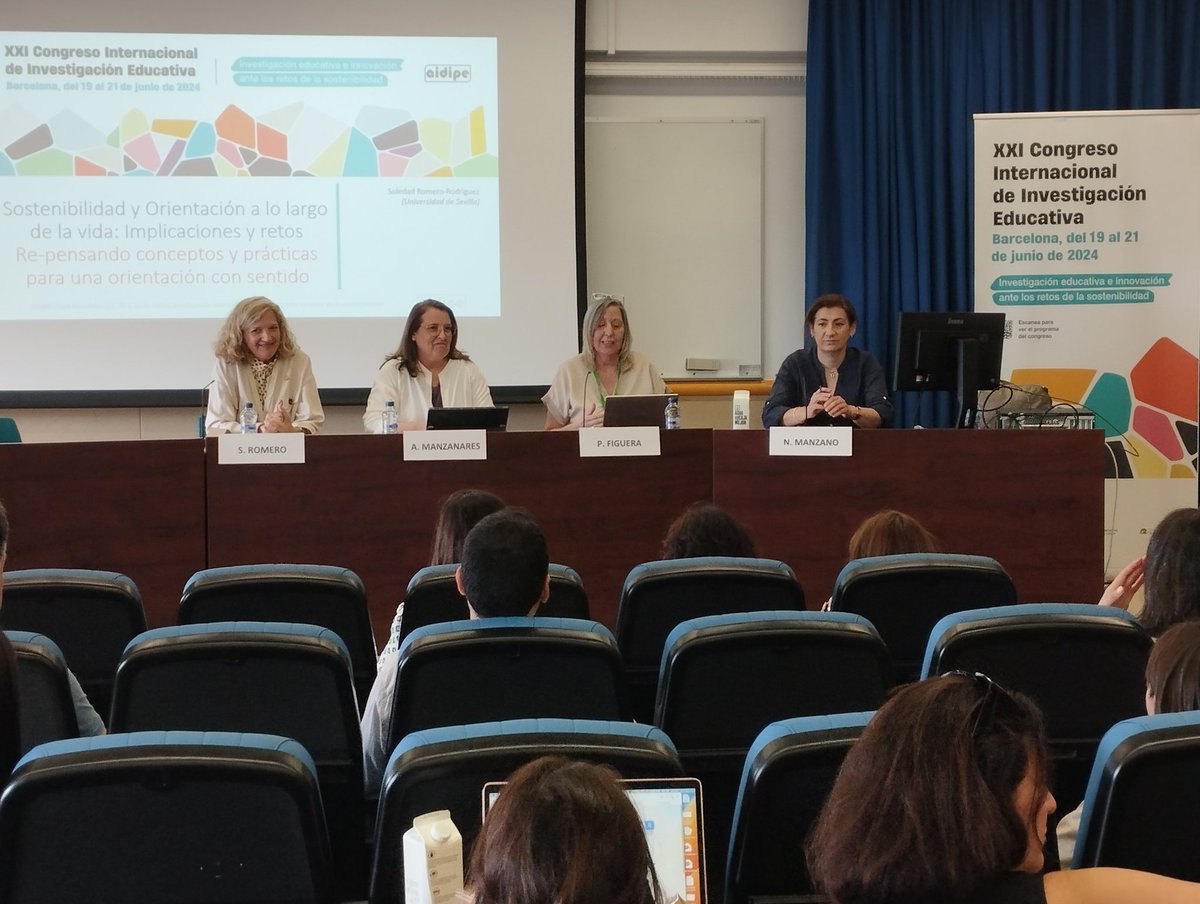 TralsUB's tweet image. La #orientación está presente en @Aidipe2024_Bcn de la mano de 4 referentes 
➡️Soledad Romero @unisevilla, Asunción Manzanares @educaciongob, Pilar Figuera @TralsUB @EducacioUB y Nuria Manzano @UNED 

📣🧭Sostenibilidad y orientación a lo largo de la vida: implicaciones y retos