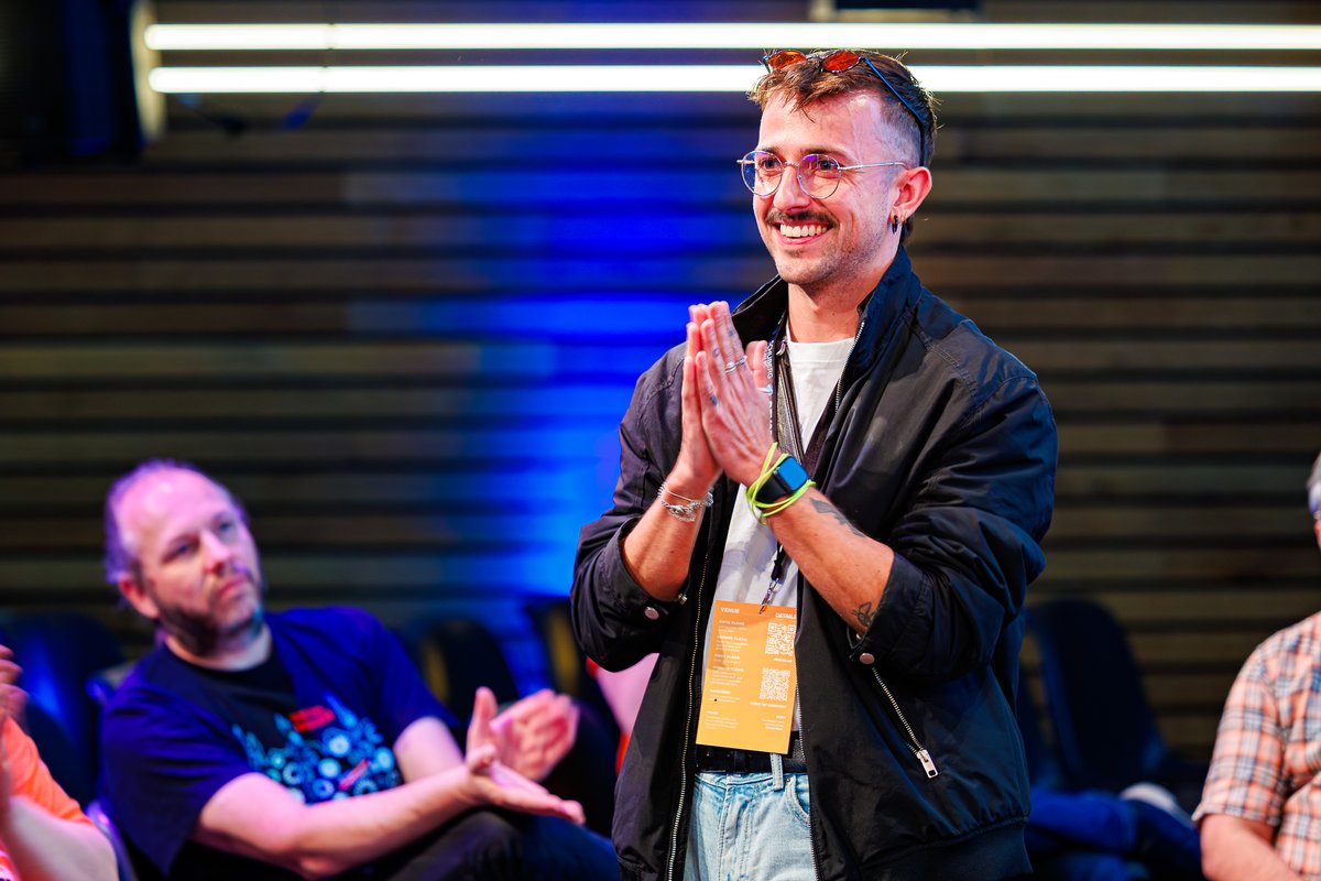 Devopsdays Amsterdam | amsterdam@devopsdays.org (@devopsams) on Twitter photo This year the superstar behind the <a href="/devopsams/">Devopsdays Amsterdam | amsterdam@devopsdays.org</a> brand, @jomiroeming, could finally make it to the event and see their designs live #devopsdays
Love you long time, let's work together forever! This year the superstar behind the <a href="/devopsams/">Devopsdays Amsterdam | amsterdam@devopsdays.org</a> brand, @jomiroeming, could finally make it to the event and see their designs live #devopsdays
Love you long time, let's work together forever!