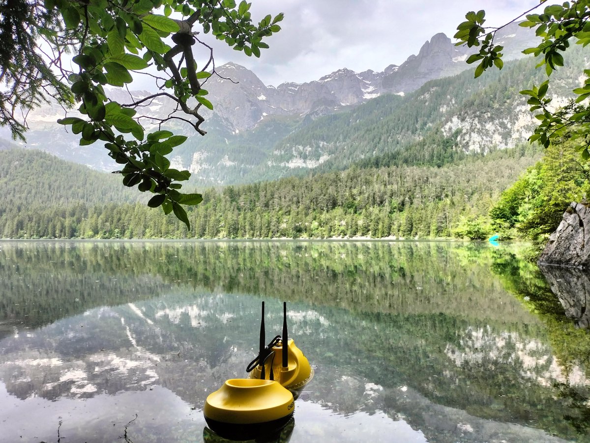 SPiccolroaz's tweet photo. Recovery of the meteo station installed at Lake #Tovel (#Trentino) a few years ago. Lots of spiders, but overall still in good condition. The station will soon be installed at Lake #Garda for our PRIN SARLakes project https://t.co/BcFM0xknqV
We also tried out our new toy😀 https://t.co/XR7s6kfIaQ