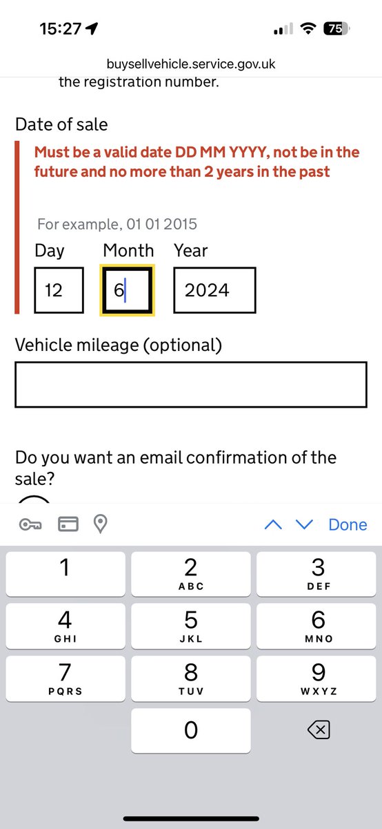 markwilsonit's tweet image. On a UK Government website… surely this can be corrected in code rather than throwing an error message? #LazyCoding