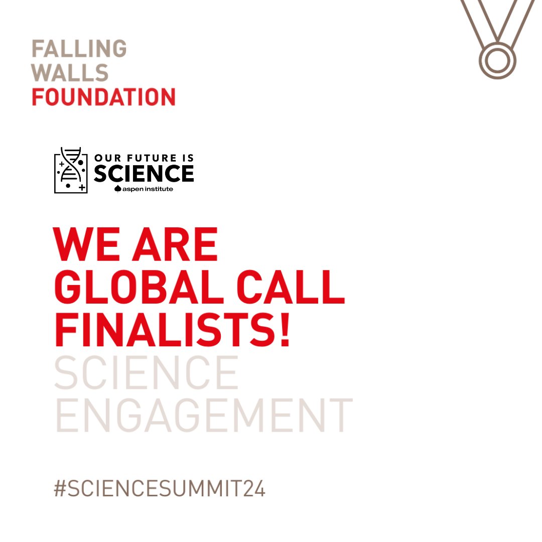 Aspen Institute Science & Society Program (@aspen_science) on Twitter photo Congratulations to our youth initiative, Our Future is Science!
<a href="/OurFutureIsSci/">Our Future is Science (OFIS)</a> was named a Top 30 <a href="/Falling_Walls/">Falling Walls</a> Foundation Engage Finalist.
Check out the finalists: ➡️falling-walls.com/engage/pitches…
#OFIS #youth #STEMEducation #STEMDiversity #ScienceSummit24 Congratulations to our youth initiative, Our Future is Science!
<a href="/OurFutureIsSci/">Our Future is Science (OFIS)</a> was named a Top 30 <a href="/Falling_Walls/">Falling Walls</a> Foundation Engage Finalist.
Check out the finalists: ➡️falling-walls.com/engage/pitches…
#OFIS #youth #STEMEducation #STEMDiversity #ScienceSummit24