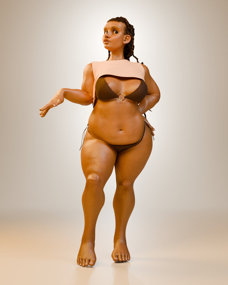 WholesomeBoysWW's tweet image. For my plus sized followers🥥🍃📸 #Blender3D #cyclesrender