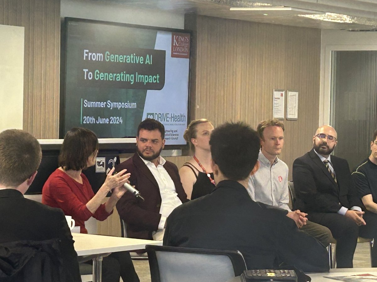 EPSRC DRIVE-Health CDT in Data-Driven Health (@kcldrivehealth) on Twitter photo A perfect end to an excellent symposium, insightful talking points from our wonderful panel discussion chaired by <a href="/davideferrari92/">Davide Ferrari</a> A huge thank you to everyone who joined us and participated in the day 👏👏🏽👏🏻 A perfect end to an excellent symposium, insightful talking points from our wonderful panel discussion chaired by <a href="/davideferrari92/">Davide Ferrari</a> A huge thank you to everyone who joined us and participated in the day 👏👏🏽👏🏻