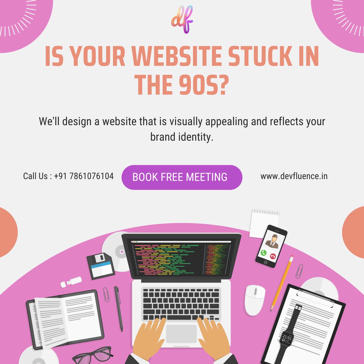 devfluence01's tweet image. Is your website failing to impress? A well-designed website is essential for any business! ✨

weWe craft beautiful websites that not only reflect your brand but also drive results.

Ready to take your online presence to the next level?
Let&apos;s chat! (link in bio)

#websites