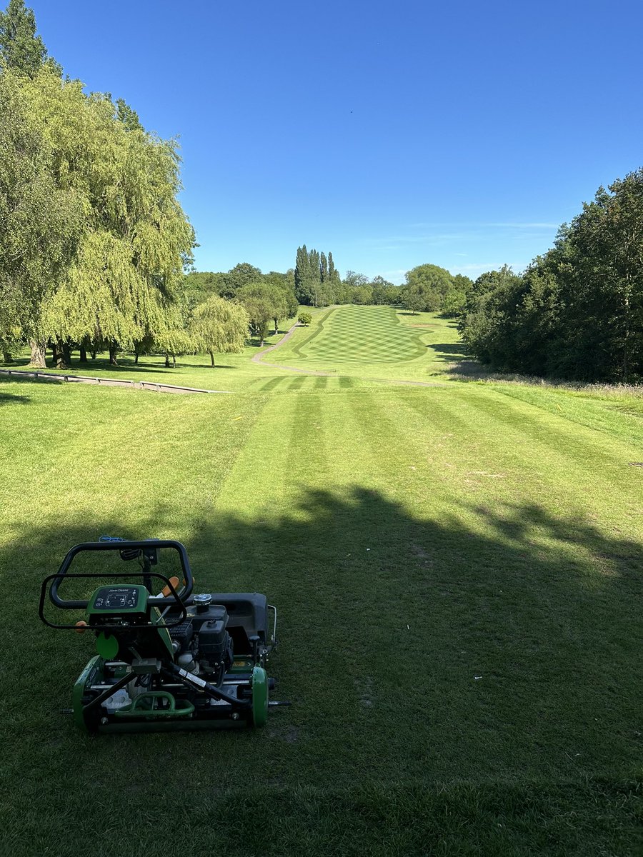 Out for a little stroll on the penultimate night of preparations for the 60th anniversary <a href="/Abridgegolfclub/">Abridge Golf Club</a> 
Course looking great shining in the ☀️