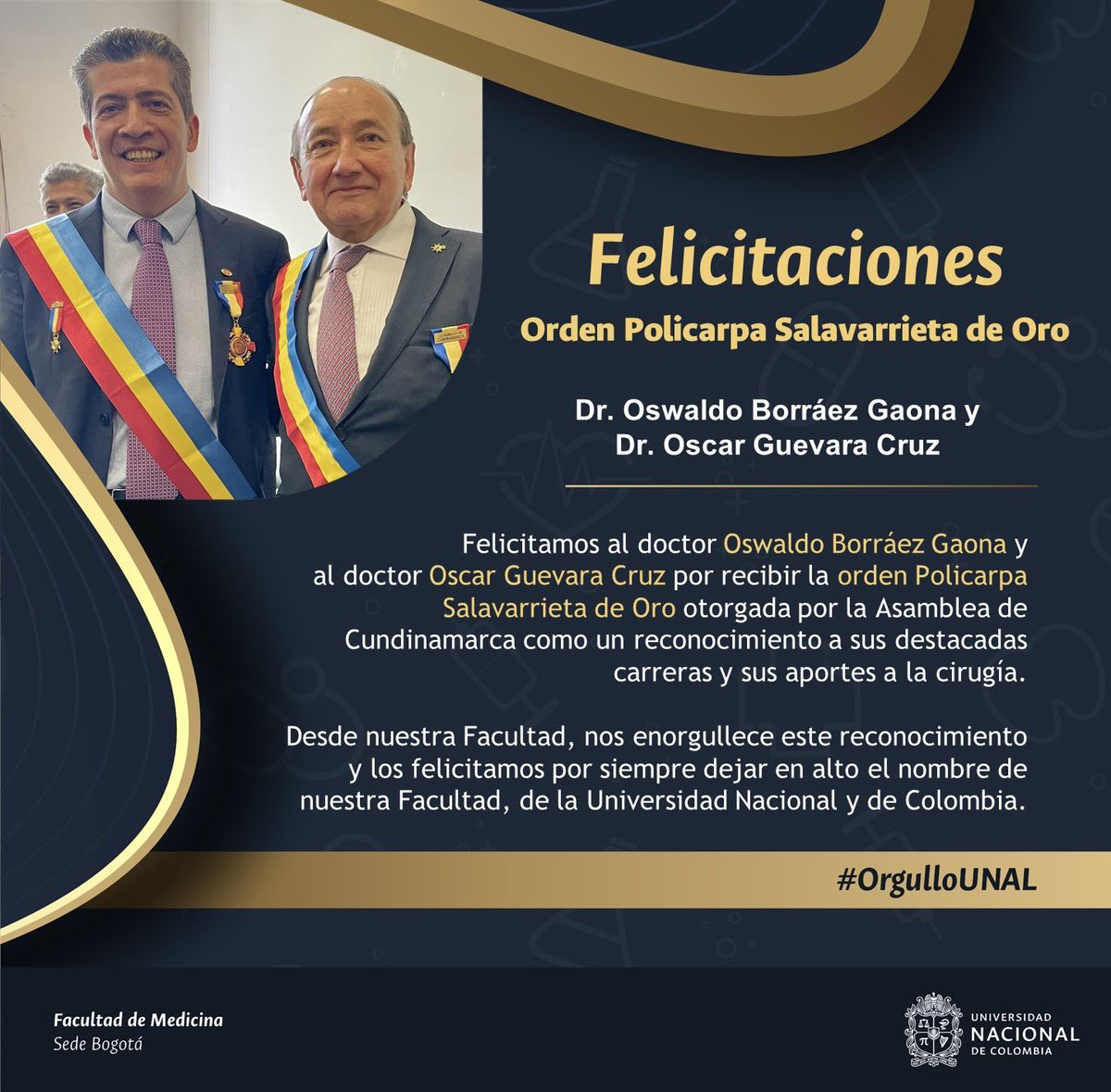 Facultad de Medicina | UNAL Colombia tweet media