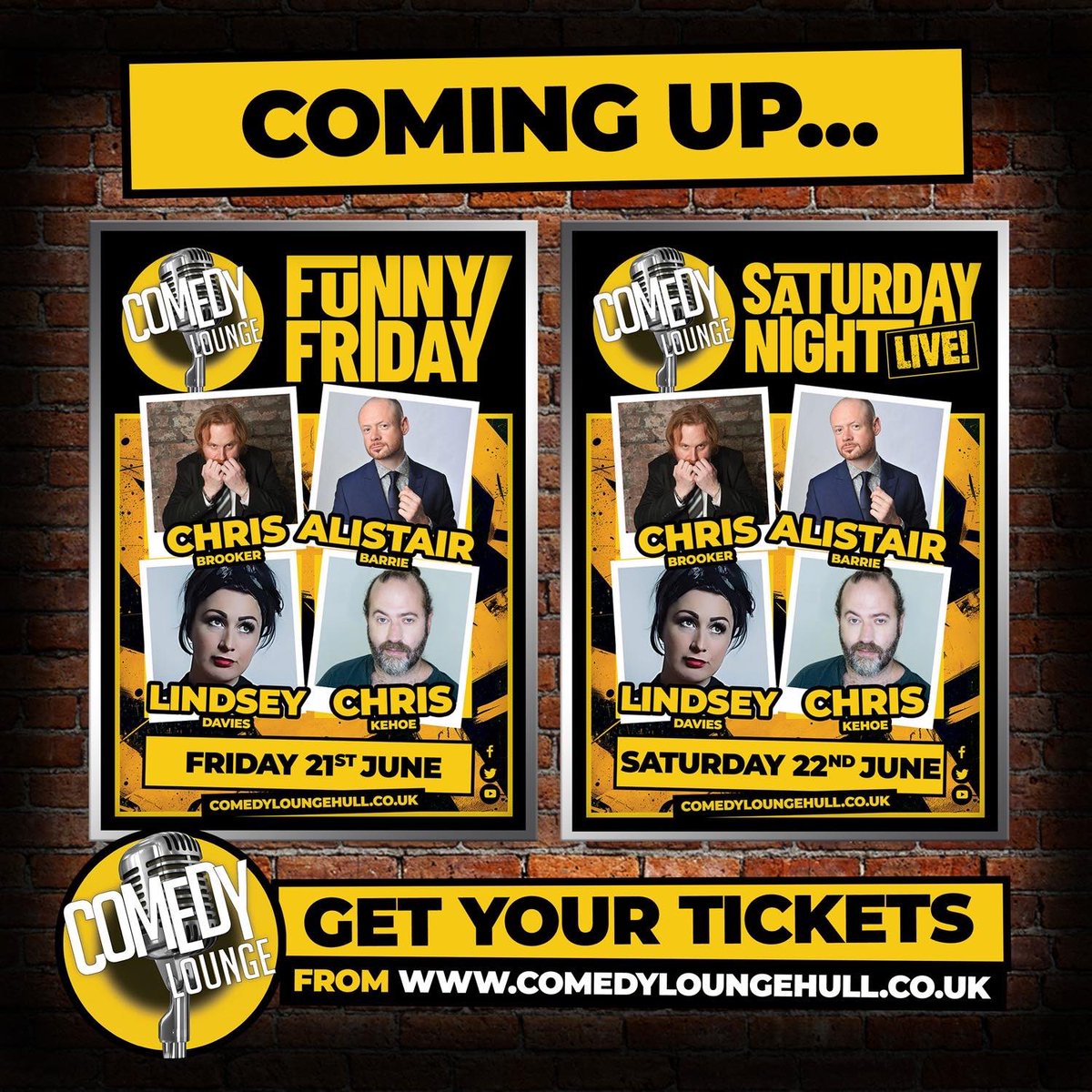 This weekend is a belter!!🙌🏻

comedyloungehull.co.uk