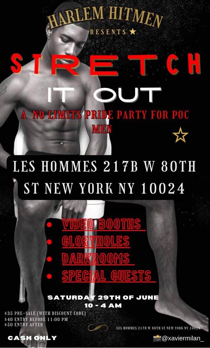 HitmenNyc's tweet image. 🚨🔔CALLING ALL NYC FREAKS🥷😈 SATURDAY, JUNE 29th 10pm - 4am! Subscribe and RT at least 2 of our posts to be entered into the draw for a free ticket!