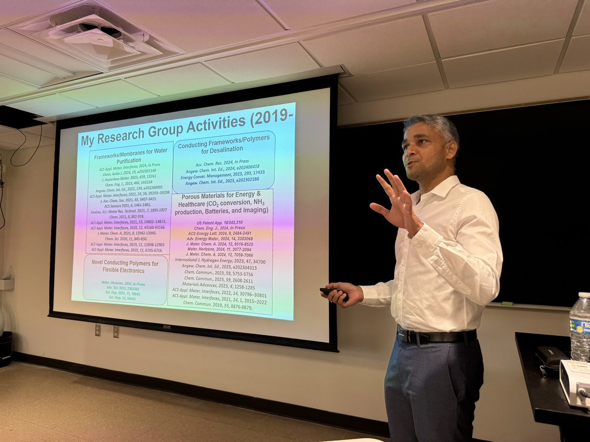 Lei Fang TAMU (@thefanggroup) on Twitter photo Excited to welcome <a href="/DrD8264/">Dinesh Shetty</a>, Dr. Dinesh Shetty, for a special lecture at TAMU! This is part of his research stay here funded by the US National Academy of Sciences Arab-American Frontiers Seed Grant Award. Excited to welcome <a href="/DrD8264/">Dinesh Shetty</a>, Dr. Dinesh Shetty, for a special lecture at TAMU! This is part of his research stay here funded by the US National Academy of Sciences Arab-American Frontiers Seed Grant Award.
