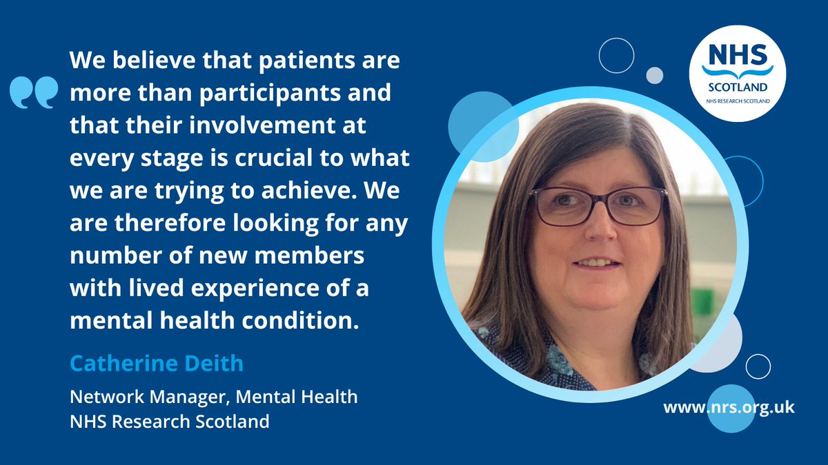 NHS Research Scotland (@nhsresearchscot) on Twitter photo .<a href="/NRS_MH/">NRS Mental Health</a> supports mental health research across Scotland, leading in areas such as autism, depression, addictions, and psychosis; and are looking for people from across the community to join their Patient and Public Involvement group.
Find out more 👉 nhsresearchscotland.org.uk/news/mental-he… .<a href="/NRS_MH/">NRS Mental Health</a> supports mental health research across Scotland, leading in areas such as autism, depression, addictions, and psychosis; and are looking for people from across the community to join their Patient and Public Involvement group.
Find out more 👉 nhsresearchscotland.org.uk/news/mental-he…