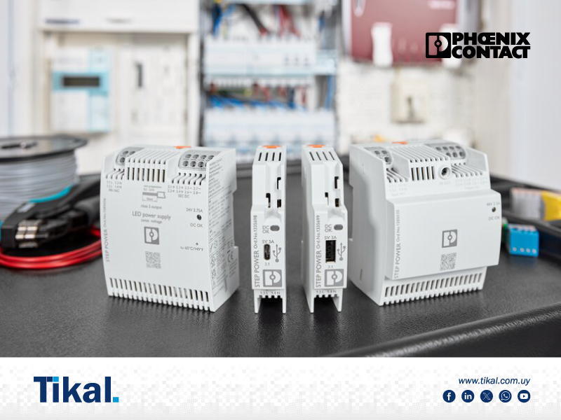 tikaluy's tweet photo. Las #fuentes de alimentación de #PhoenixContact para automatización de edificios 🏢 proporcionan alimentación y carga vía USB.
🔗 Conozca la línea #STEP aquí: https://t.co/xsr9bAVrN5
🏷️ #fuentesdealimentacion #automatizacion #automatizaciondeedificios #steppower https://t.co/RfhEyZk0lb