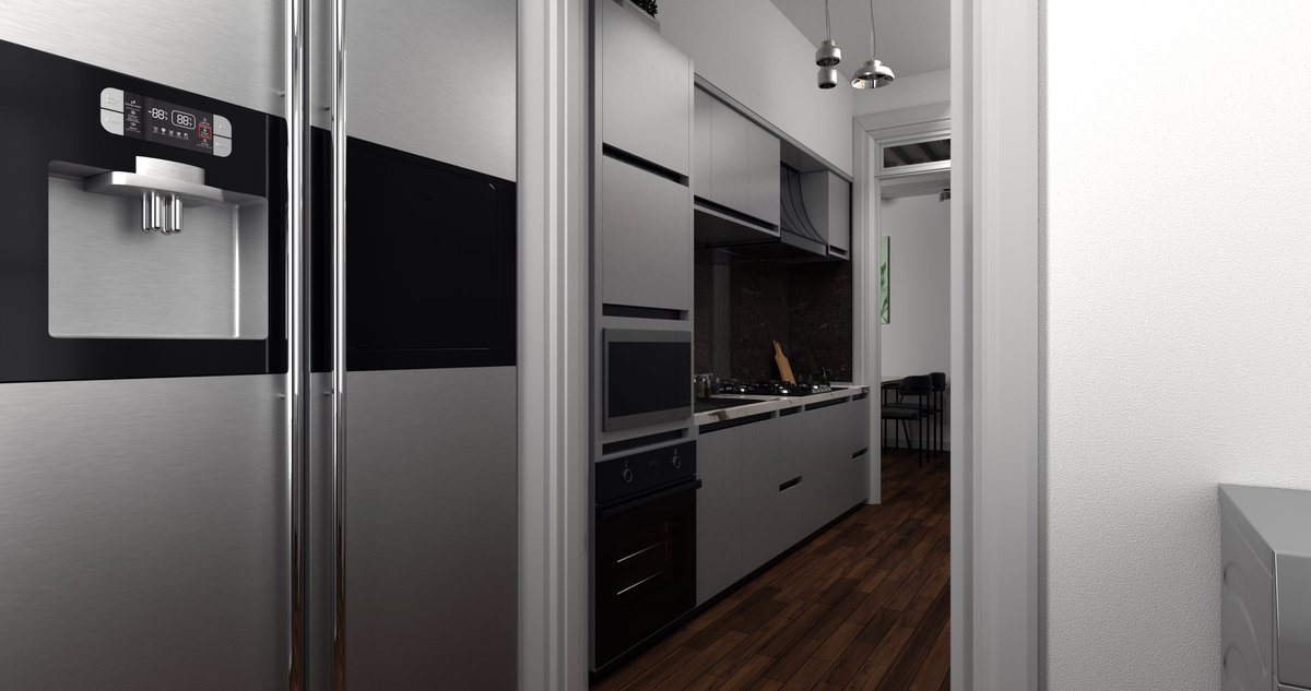 Nick__aadams's tweet photo. Just finished the second 3D model of an apartment. What do you guys think? Did I improve a little bit from the previous one?

I will try to post a new model every week, though I might need a bit more time for some models. https://t.co/dTEgfbxvF7