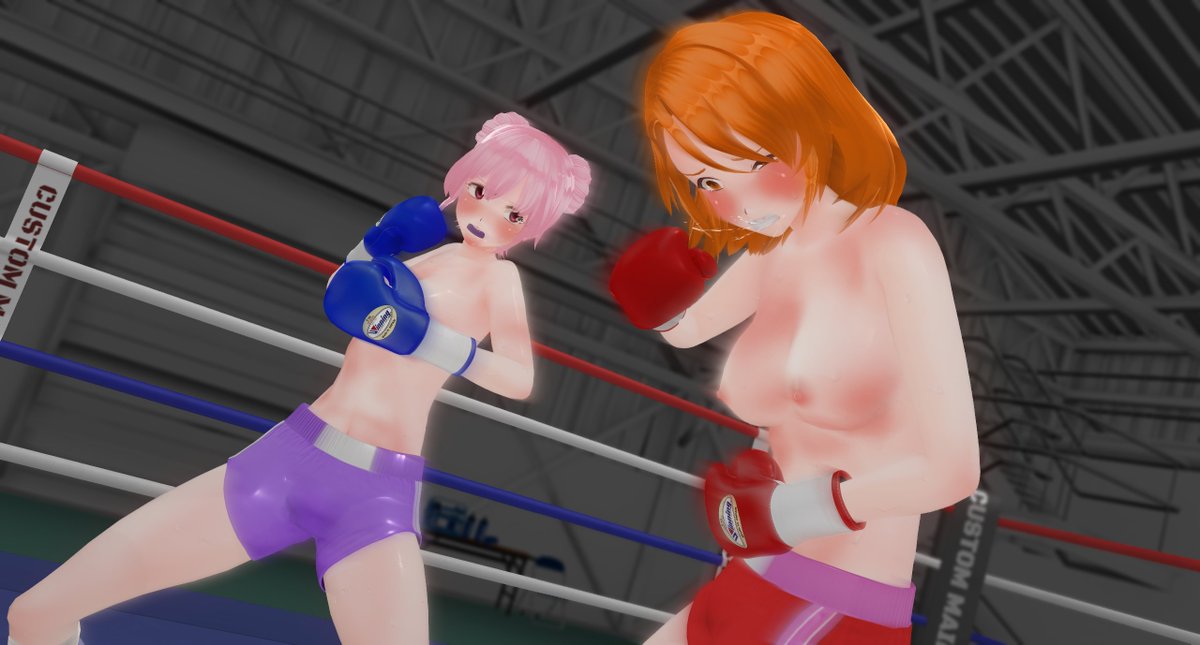 luffy167's tweet photo. R-18 舞(Mai)(6月) VS マレーネ(Marlene)(11月) topless ver. PT14
Situation reversed!?
Mai's hook is really fatal...
"月娘さん"(Tsuki Musume san) from 裏1103さん
@ura1103des https://t.co/q59jLb5deN
