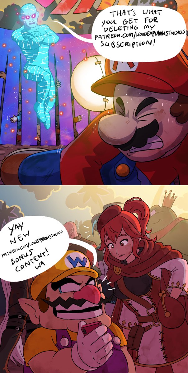 The penultimate comic + bonus comic is up!   We're approaching the end bros :( #smashbros #smashbrosultimate #nintendo #nintendoswitch