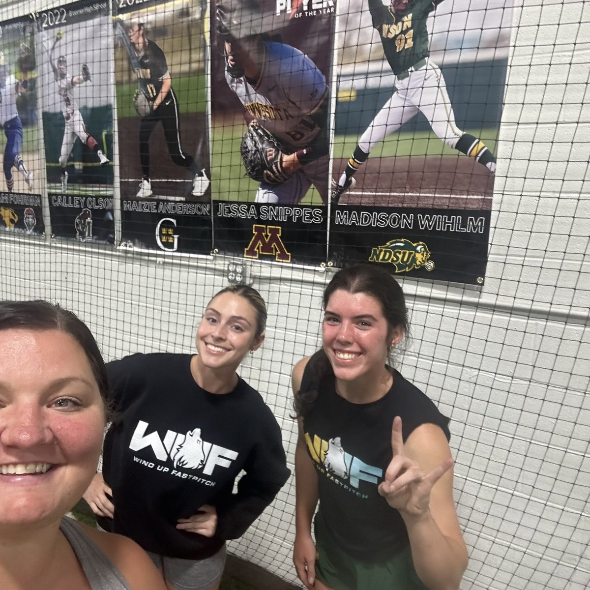 Got some great work in and learning from legends at Wind Up Fastpitch! 🤘💚<a href="/Coach_Whitney_J/">Whitney Johnson</a> <a href="/NDSUsoftball/">NDSU Softball</a>