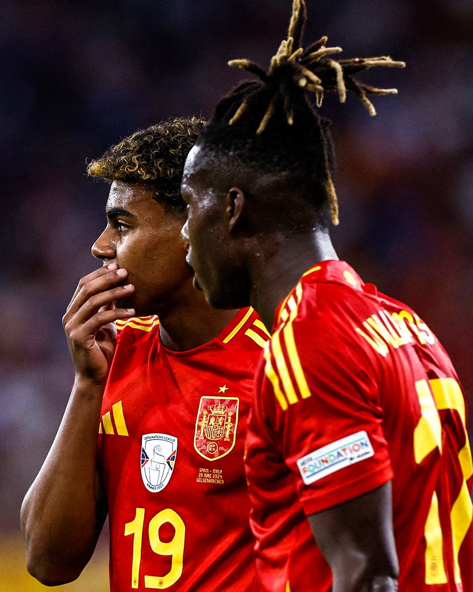 giraltpablo's tweet photo. Lamine Yamal (16)
Nico Williams (21)

El futuro llegó hace rato...🌟🇪🇦 https://t.co/tfvELzpYp7