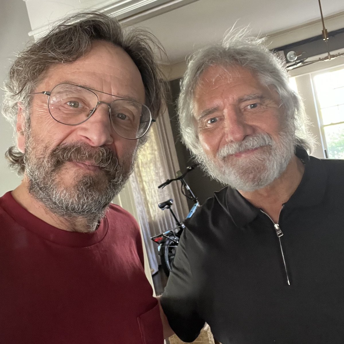 On with <a href="/marcmaron/">marc maron</a> <a href="/WTFpod/">WTF with Marc Maron</a>