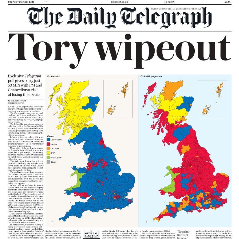 Ignore this shite… Nobody’s winning anything unless you get out and fucking VOTE!

Rid the country of these sickly, disreputable, corrupt to the core Tory fucking gobshites!

GET OUT AND VOTE JULY THE 4TH

#ToryBrokenBritain #ToryCorruption #ToryCriminalsUnfitToGovern