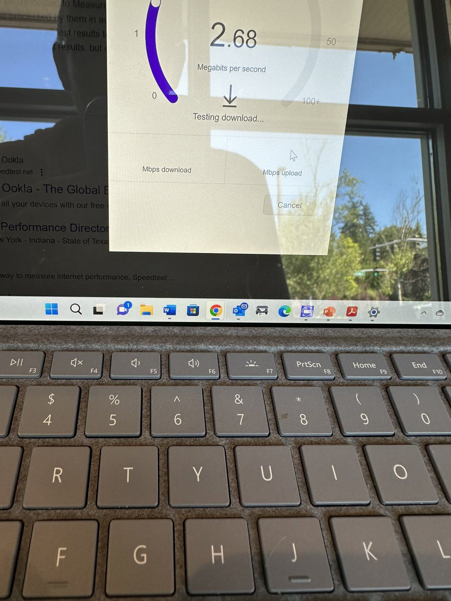 I was expecting better internet speed at Starbucks.