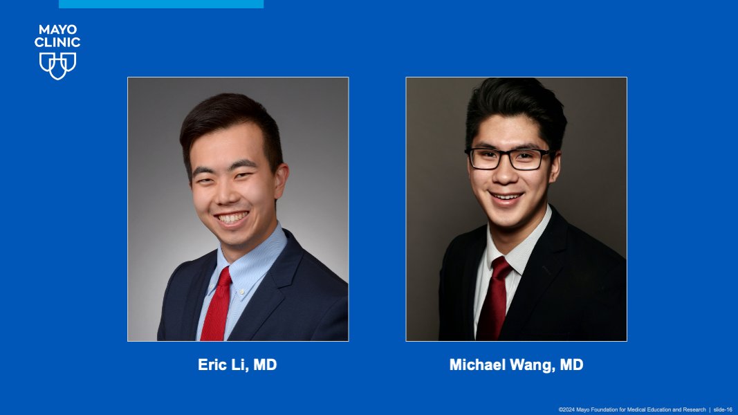 Mayo Clinic Urology (@mayourology) on Twitter photo Congratulations to our newly matched Rochester, MN <a href="/SUO_YUO/">YUO</a> fellows <a href="/EricLiUro/">Eric Li</a> from <a href="/NUFeinbergMed/">Northwestern Feinberg School of Medicine</a> <a href="/NM_Urology/">NM Urology</a> and <a href="/mwang50/">Michael Wang</a> from <a href="/waynemedicine/">Wayne State University School of Medicine</a>!
Welcome to the <a href="/MayoUrology/">Mayo Clinic Urology</a> family! Congratulations to our newly matched Rochester, MN <a href="/SUO_YUO/">YUO</a> fellows <a href="/EricLiUro/">Eric Li</a> from <a href="/NUFeinbergMed/">Northwestern Feinberg School of Medicine</a> <a href="/NM_Urology/">NM Urology</a> and <a href="/mwang50/">Michael Wang</a> from <a href="/waynemedicine/">Wayne State University School of Medicine</a>!
Welcome to the <a href="/MayoUrology/">Mayo Clinic Urology</a> family!