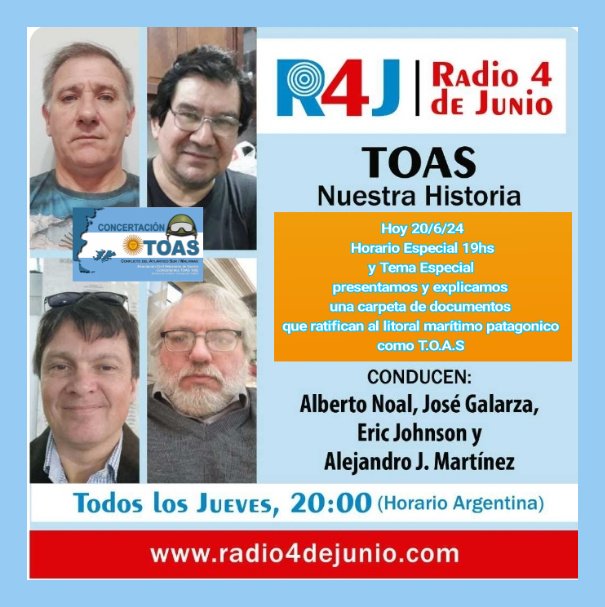 Hoy 19hs #TOASNUESTRAHISTORIA