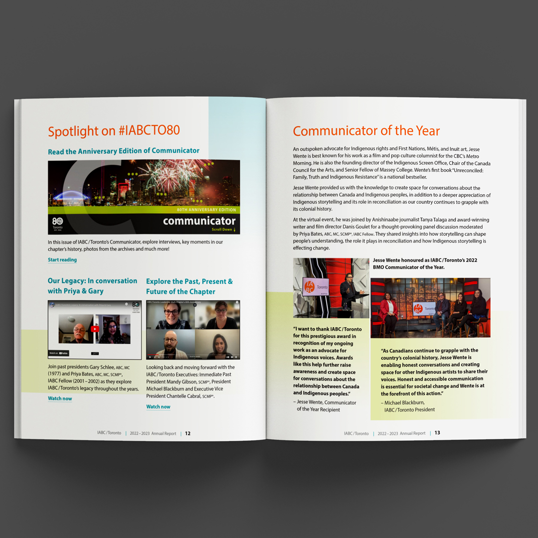 NegliaDesign's tweet image. Creative design and production of IABC Toronto’s annual report.
.
.
.
#negliadesign #designagency #graphicdesign #nofilter #type #creativeagency #annualreport #agencylife #agency #toronto #creative #design