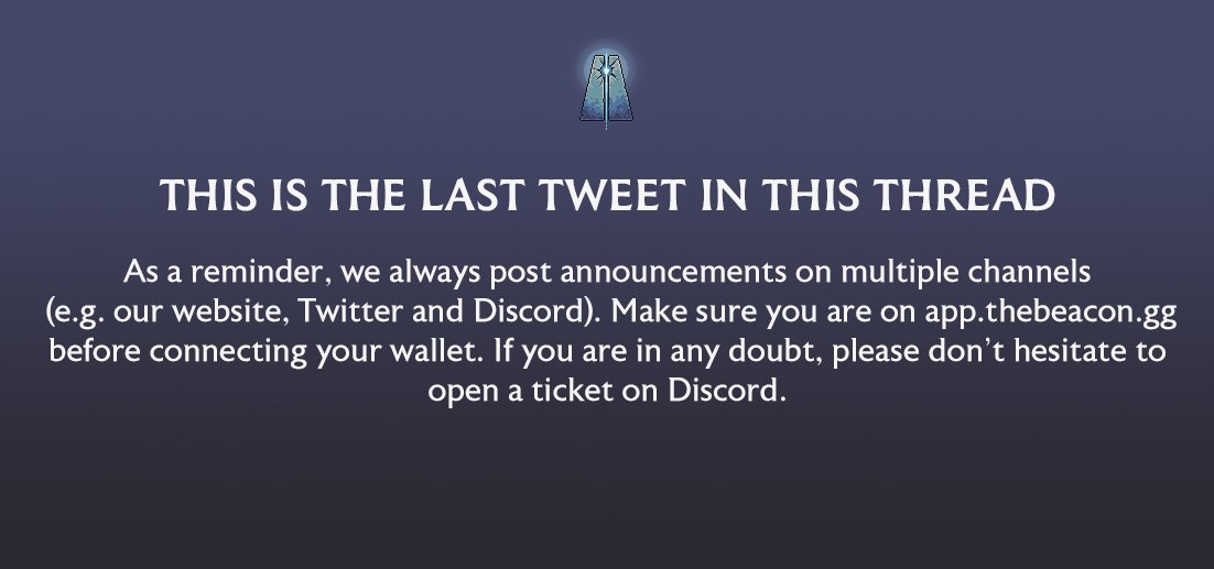 The Beacon tweet media