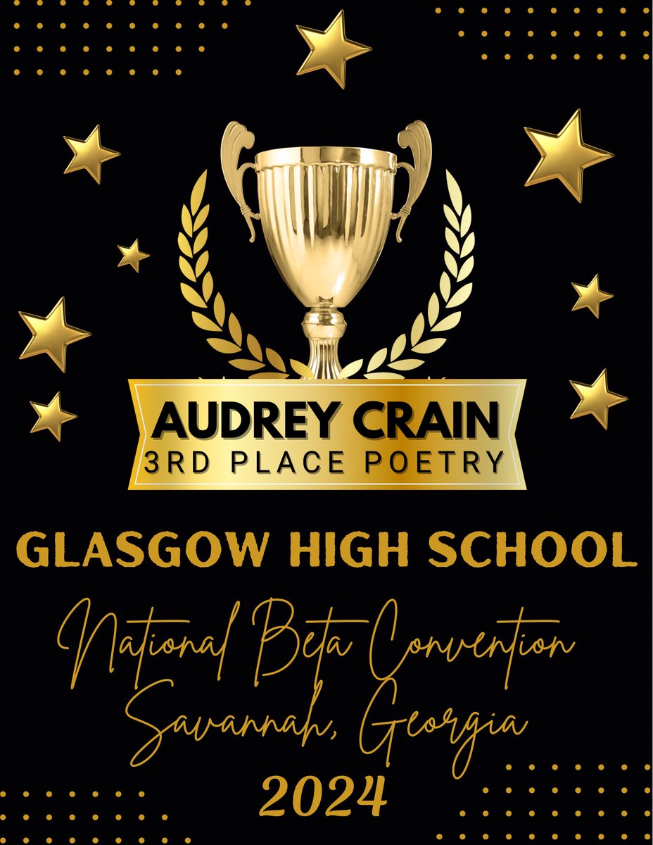 🎨 ✏️ Arts &amp; Academic awards for GHS at National Beta Convention! 🎨 ✏️ <a href="/ScottieChannel/">Scottie Channel</a> <a href="/GlasgowScotties/">Glasgow Ind. Schools</a> <a href="/JNormanGHS/">Joey Norman</a> <a href="/RDavisGMS/">Ruth Ann Davis</a>