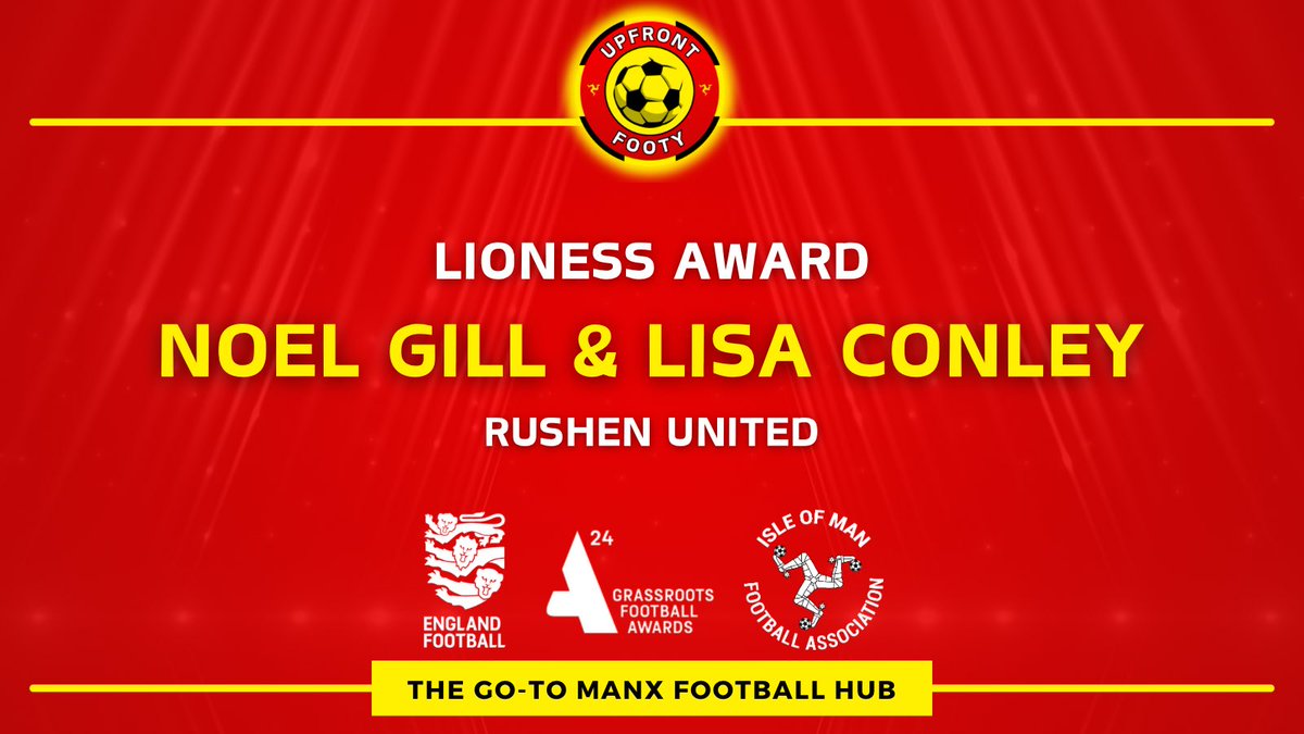 𝗟𝗜𝗢𝗡𝗘𝗦𝗦 𝗔𝗪𝗔𝗥𝗗 🦁
 
<a href="/rushenutd/">Rushen United FC</a> 
 
Awarded for creating new opportunities in the female game
 
In particular, to a volunteer that’s improving the girls and women’s game for more girls and women by having a big impact in their community, on and off the pitch. Using