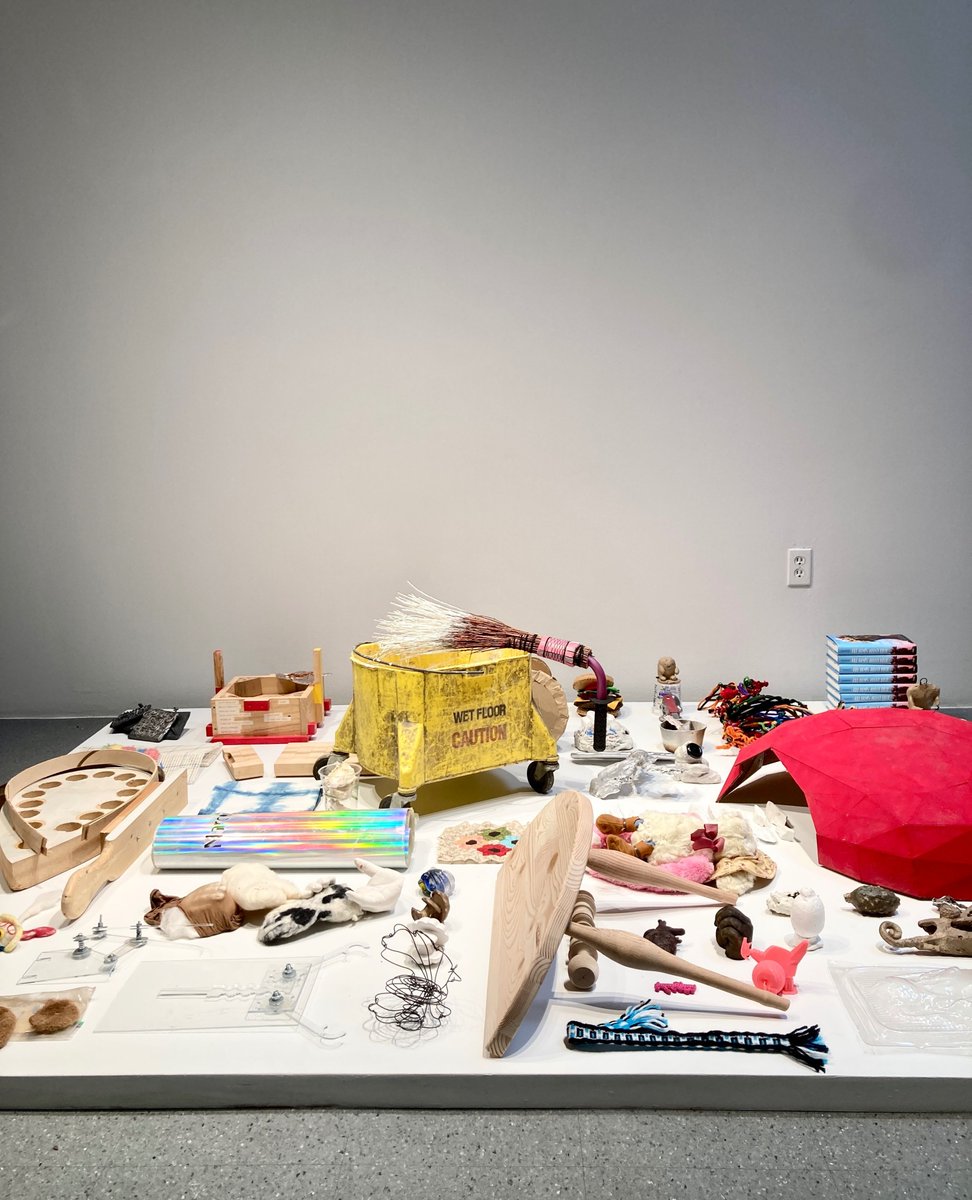 Collective Nouns features creative talent by the staff and faculty at MSU Denver, such as Marin Abell's work, Falling Together. He uses abandoned sculpture objects found from studio classrooms.⁠
⁠
#CVADenver #MSUDenver #CollectiveNouns