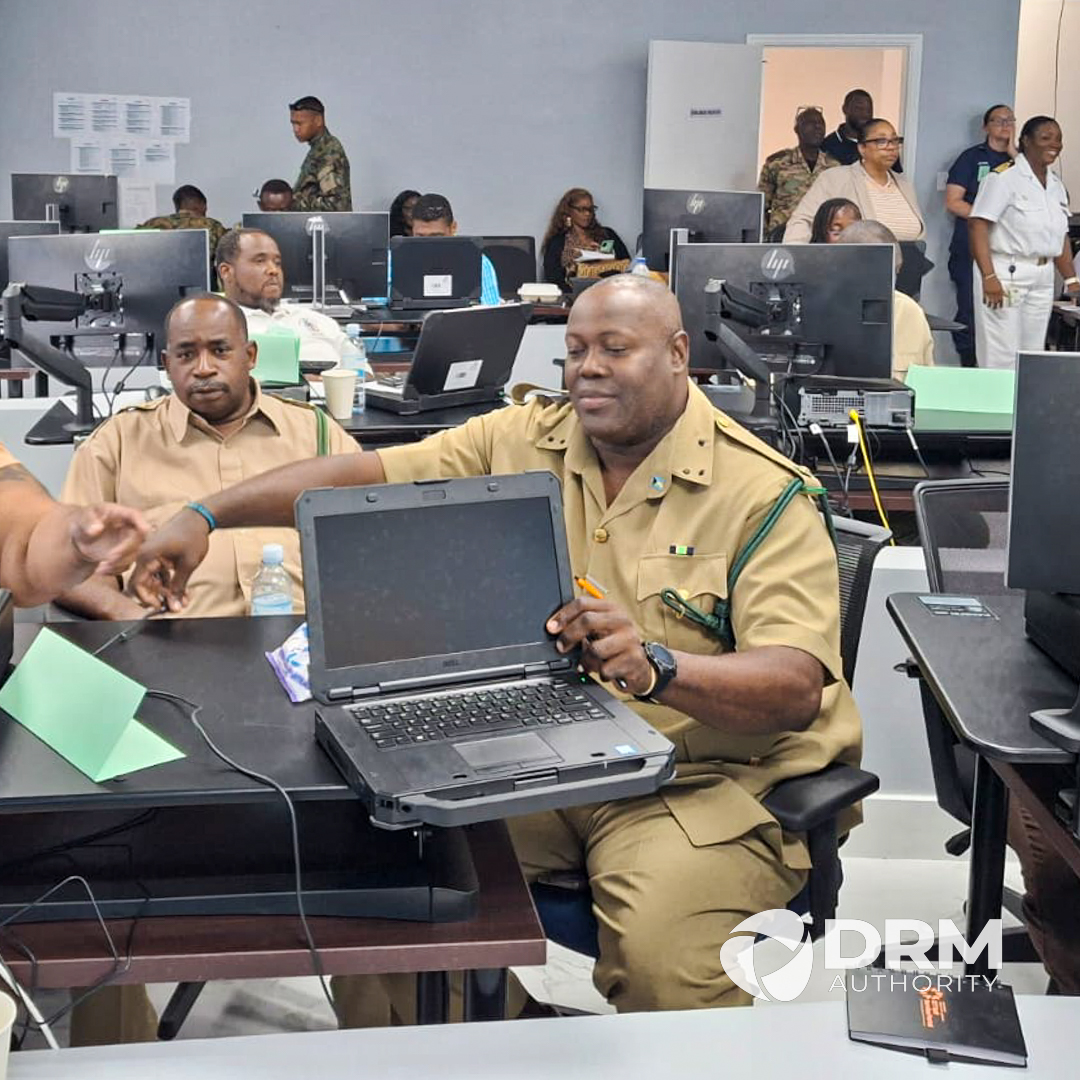 242dra's tweet photo. Every year since 2019, government agencies participate in multi-day training, simulating response to a catastrophic hurricane. This year focused on Family Island Coordination, testing our capability to coordinate an effective whole-of-government response.
#DontWait #getstormready https://t.co/sKCTb4qu6K