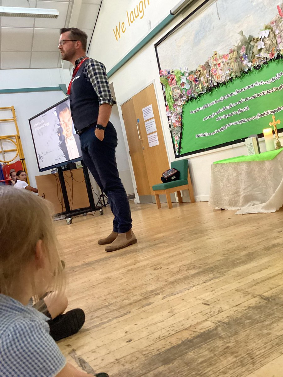 We’ve been really lucky to have such varied jobs for our career assemblies so far. A big thank you to Edward Grint for a wonderful assembly about life as an opera singer.  We were all very impressed with the films you have also sung in! You have definitely inspired the children.