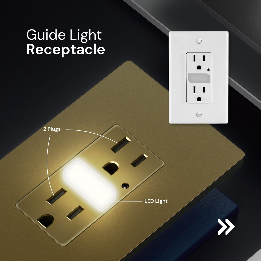 Lider_Electric's tweet image. Guide Lights combines an automatic night light with your everyday wiring and lighting controls to make your nights a little brighter. Choose from 3 designs with 3 unique functions.

Learn more here: l8r.it/UlLR

#lider #electricaloutlet #electrical #nightlight #lights