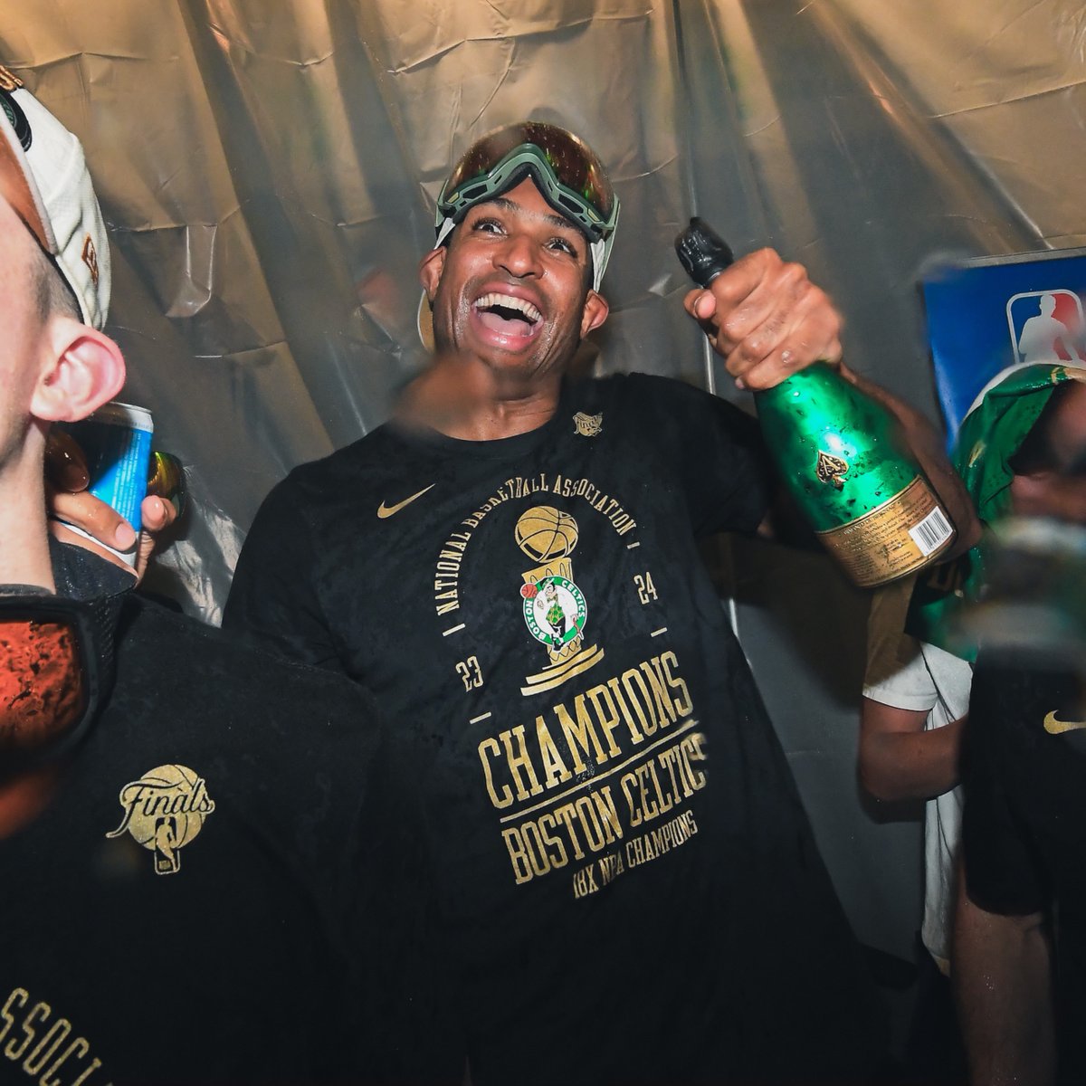 celtics's tweet photo. champagne showers 🍾 https://t.co/ojqpcCTWmv
