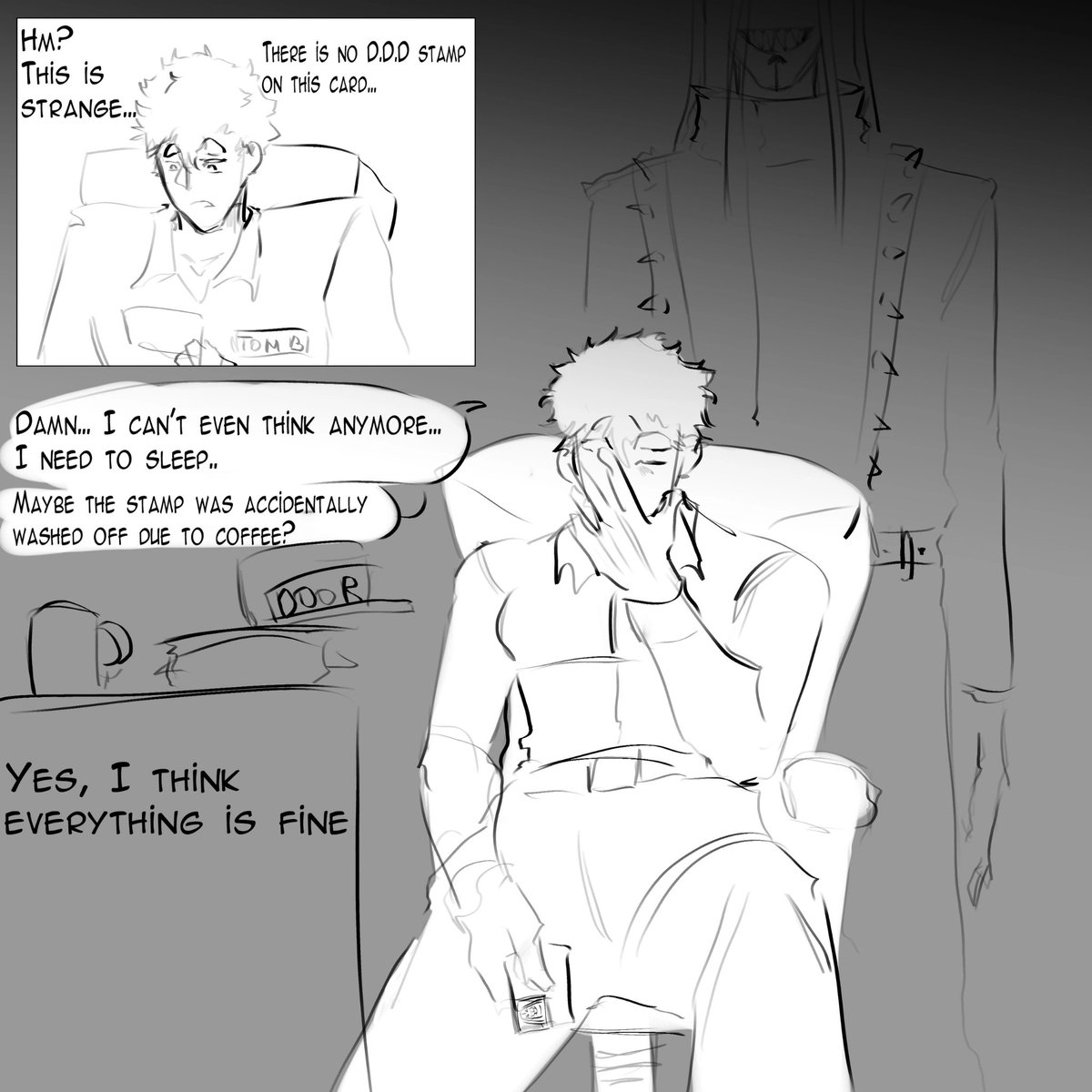 roi0rio's tweet photo. To be continued...maybe

#ThatsNotMyNeighbor #pilot  #Steven #doorman #tomb #teutates #taranis #teutatestaranis #teutates_taranis #oc #fanart https://t.co/Xir4ZbrU4W