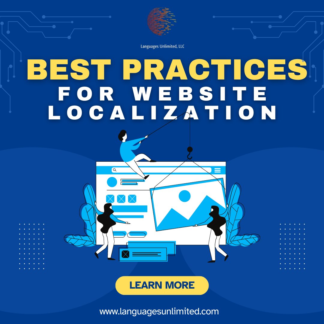 languagesUS's tweet image. Unlock global potential with expert website localization! 🌍 Dive into best practices and make your content resonate across cultures. 🌟
languagesunlimited.com/best-practices…
.
.
#WebsiteLocalization #GlobalReach #LocalizationTips #Multilingual #GlobalBusiness