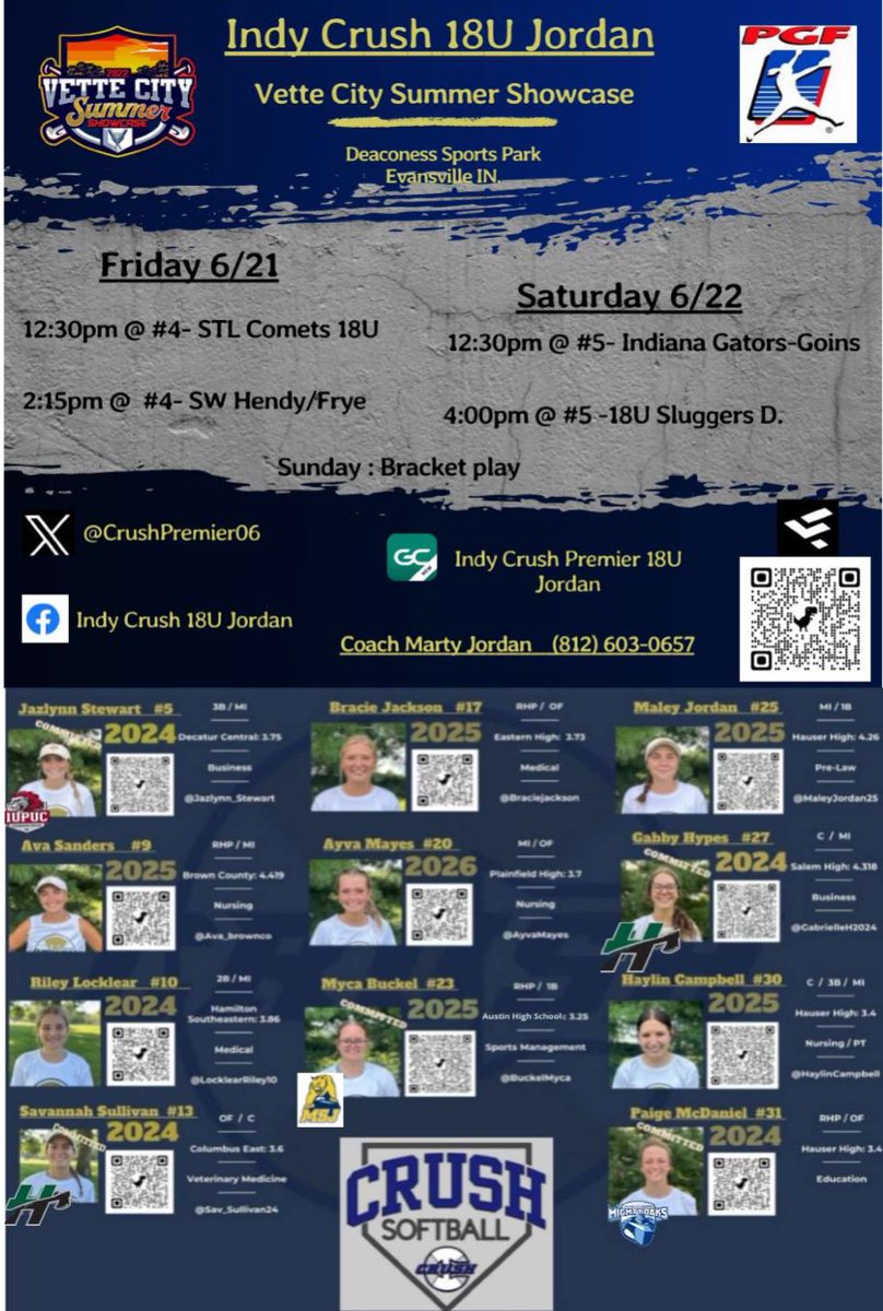 Indy Crush 18U Jordan🥎 tweet media