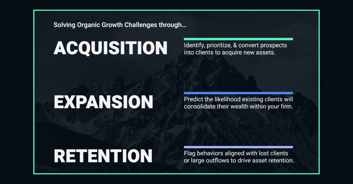 #OrganicGrowth opportunities are everywhere but can be hard to find. 

Our advanced #DataScience models leverage the latest #AI and #MachineLearning to uncover hidden growth opportunities across acquisition, expansion, and retention.

Learn more: hubs.la/Q02CG8b40