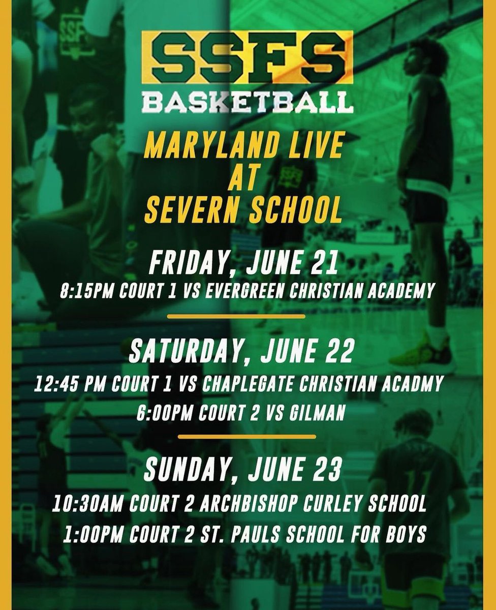 Coaches come check out <a href="/ssfshoops/">SSFS BASKETBALL</a> this weekend at Severn!