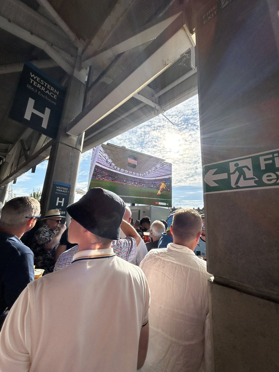 Liaqat Ali (@ali_leeds) on Twitter photo Absolute shambles by <a href="/YorkshireCCC/">Yorkshire CCC</a> showing the football. Stick a screen in the corner next to the only bar thatās open and directly in front of the sun! Why not use the main screen in the ground? Absolute shambles by <a href="/YorkshireCCC/">Yorkshire CCC</a> showing the football. Stick a screen in the corner next to the only bar thatās open and directly in front of the sun! Why not use the main screen in the ground?