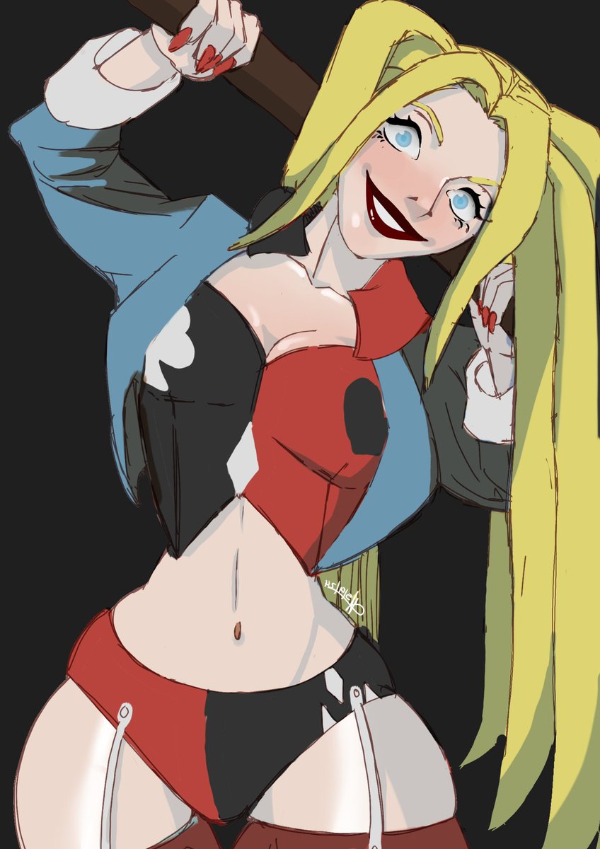 AkMel0's tweet image. My idea on #harleyquinn

#DC451 #dceu #batman #harleyquinn #procreate #art #drawing #sketch #anime #manga #gotham