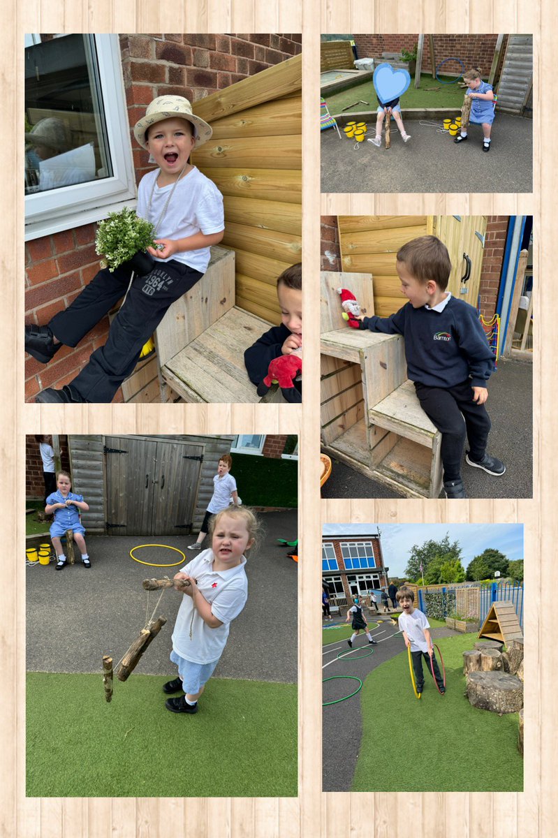 We have had such a fun day playing with our friends in our outdoor spaces. We have been fishing, balancing, singing and so much more! 
<a href="/BarntonMissP/">Miss Pearce</a> <a href="/BarntonMissR/">Miss Rutter</a>