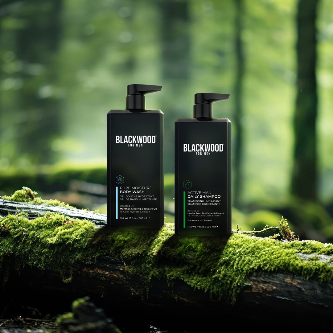 Blackwoodformen's tweet image. Happy first day of summer! Immerse yourself in nature's magic with forest bathing. It reduces stress, boosts mood &amp;amp; improves overall well-being. Bring that experience to your shower with our natural #botanicalboosts and refreshing scents.☀️⁠ #shinrinyoku #BotanicalBoosts