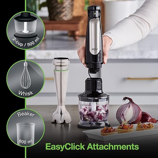 abdul_alim82746's tweet image. Braun MQ7035X 3-in-1 Immersion Hand, Powerful 500W Stainless Steel Stick Blender Variable Speed + 2-Cup Food Processor, Whisk, Beaker, Faster, Finer Blending, MultiQuick
#blender #stickblender #PowerfulBlender #foodprocessor
📷= alim77311.blogspot.com/2024/06/stick-…