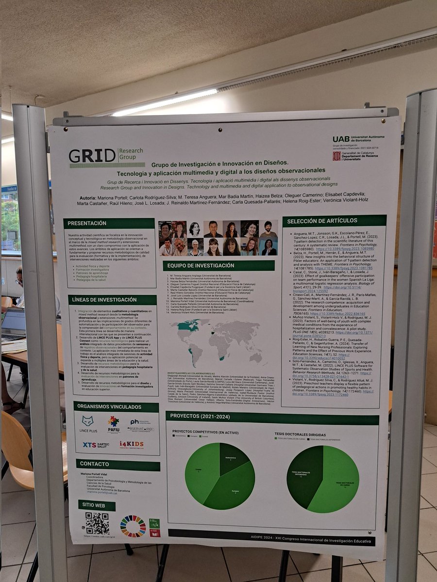 carozsi's tweet photo. 👩‍🏫 El nostre grup de recerca GRID és en el @Aidipe2024_Bcn 

🔗 https://t.co/pkLP6QZy3y https://t.co/DV5tiZ5fQo