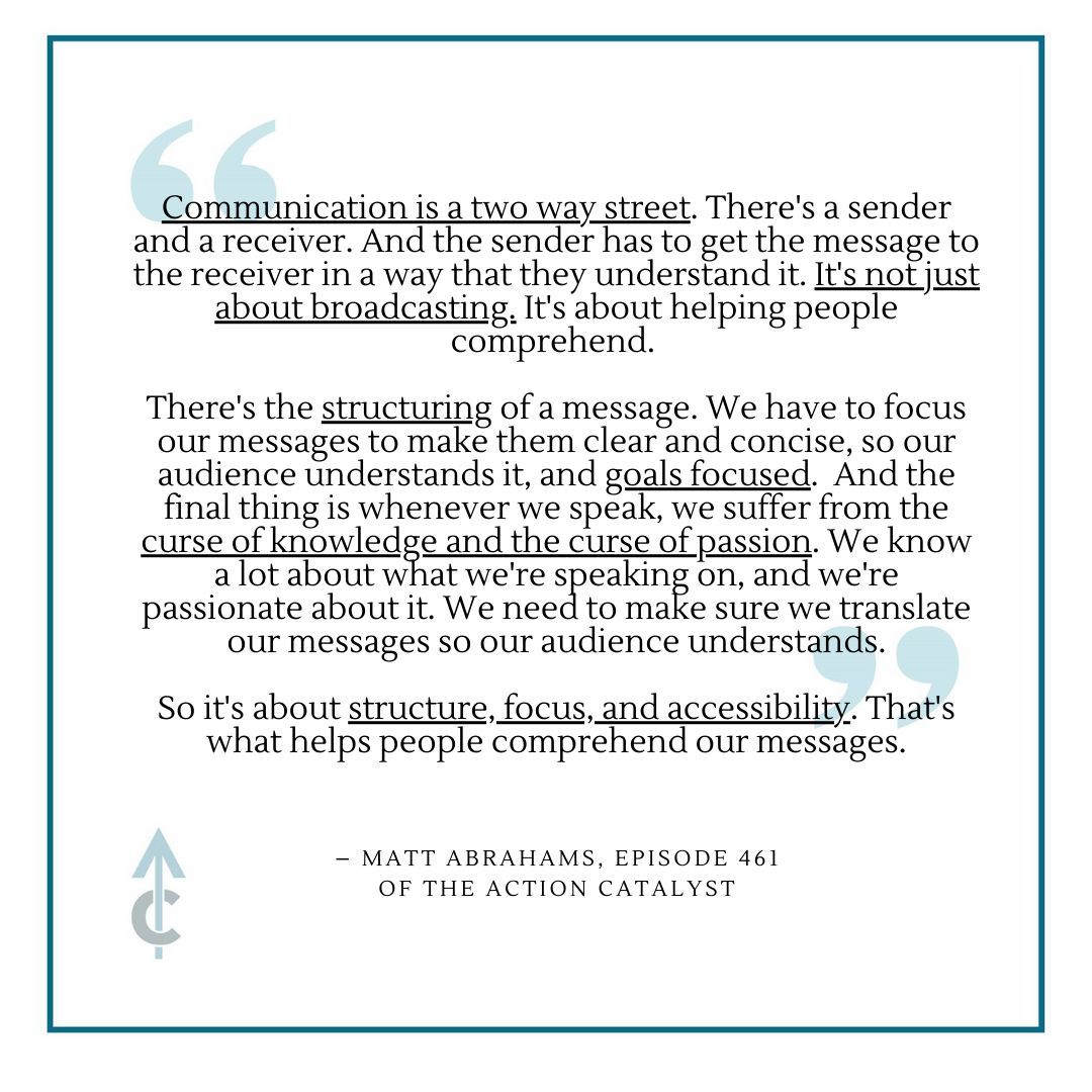 catalyst_action's tweet image. #TBT to our talk w/ @Abrahams_Matt, host of @TFTSThePod from @Stanford, sharing the secrets to spontaneous speaking, the construction of conversation, speaking up without freaking out, and a lot more! #thinkfast #talksmart #speakup  #business #ICYMI 

theactioncatalyst.com/2024/06/11/con…